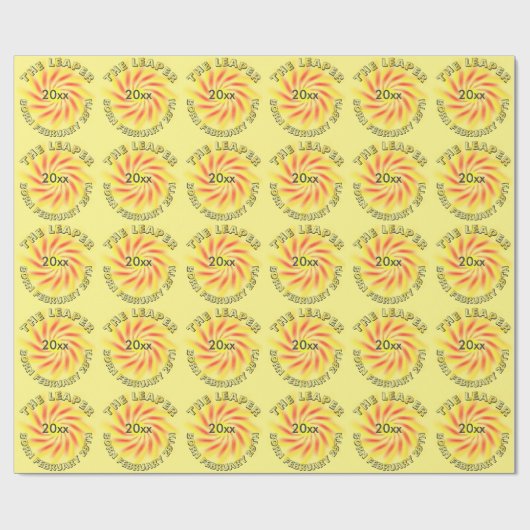 Gift Wrap - Leaper Birthday Cadeaupapier (Vlak)