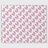 Gift Wrap - Lila bloesems (v.2) Cadeaupapier (Vlak)