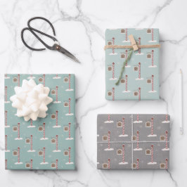 Gift Wrap Noordpool - reeks 3 Inpakpapier Vel