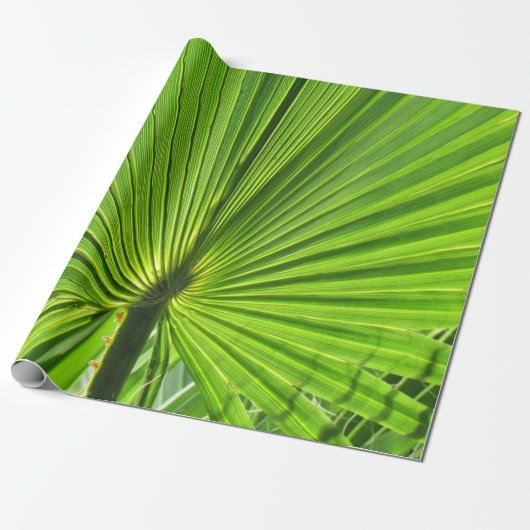 Gift Wrap - Palm Leaf Cadeaupapier (Uitgerold)