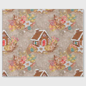 Gift Wrap paper van ontbijtkoek Cadeaupapier (Vlak)