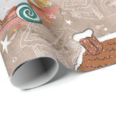 Gift Wrap paper van ontbijtkoek Cadeaupapier (Rol Hoek)