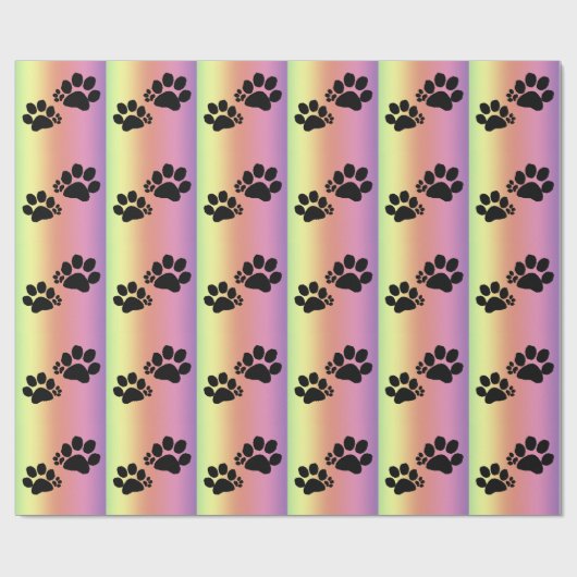 Gift Wrap - Polydactylpolaafdrukken Cadeaupapier (Vlak)