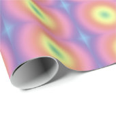 Gift Wrap - Regenboogcirkels met Blauw Cadeaupapier (Rol Hoek)