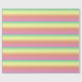 Gift Wrap - Regenboogstripes Cadeaupapier (Vlak)