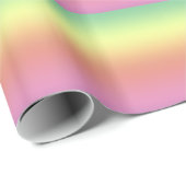 Gift Wrap - Regenboogstripes Cadeaupapier (Rol Hoek)
