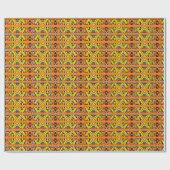 Gift Wrap Roll Abstract Monarch Cadeaupapier (Vlak)