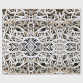 Gift Wrap Roll Elk Antlers Cadeaupapier (Vlak)