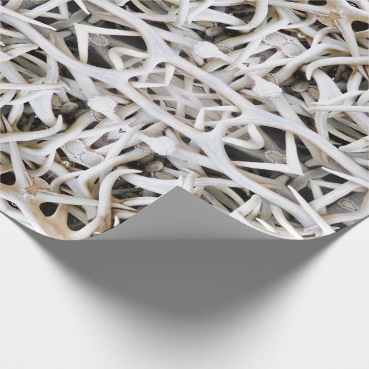 Gift Wrap Roll Elk Antlers Cadeaupapier (Hoek)