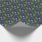 Gift Wrap Roll - Kunst voor kinderen - kerstangel Cadeaupapier (Hoek)