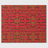 Gift Wrap Roll Kwanzaa Principles Cadeaupapier (Vlak)