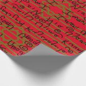 Gift Wrap Roll Kwanzaa Principles Cadeaupapier (Hoek)