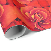 Gift Wrap Roll NEON Sinaasappel Begonia Cadeaupapier (Rol Hoek)