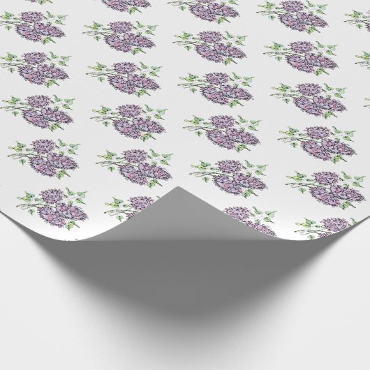 Gift Wrap Roll - NGA Waterverf Lilacs Cadeaupapier (Hoek)