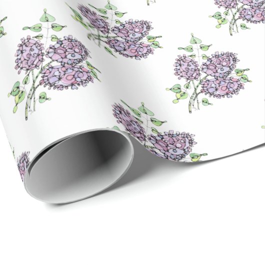 Gift Wrap Roll - NGA Waterverf Lilacs Cadeaupapier (Rol Hoek)