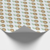 Gift Wrap Roll - NGA-Waterverf Zonnebloemen Cadeaupapier (Hoek)