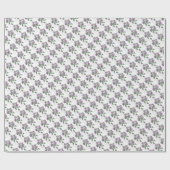 Gift Wrap Roll - Paarse Pansies - NGA-Waterverf Cadeaupapier (Vlak)