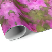 Gift Wrap Roll Paarse Rhododendrons Cadeaupapier (Rol Hoek)
