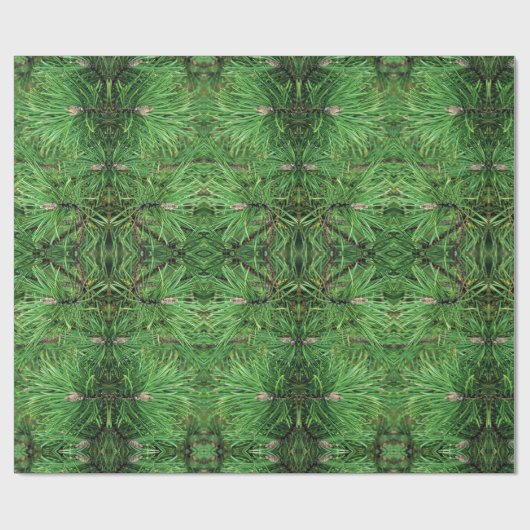 Gift Wrap Roll Pine Boughs Cadeaupapier (Vlak)