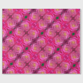 Gift Wrap Roll Roze Cactus Roos Cadeaupapier (Vlak)