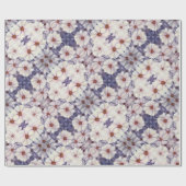 Gift Wrap Roll Witte Afrikaanse madeliefjes Cadeaupapier (Vlak)