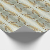 Gift Wrap Roll Zee Schildpad #1 Cadeaupapier (Hoek)