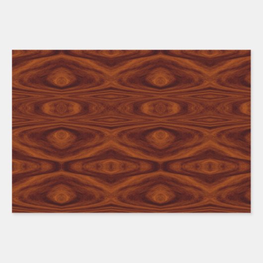 Gift Wrap Set - Drie verschillende Bossen Inpakpapier Vel (Voorkant 3)