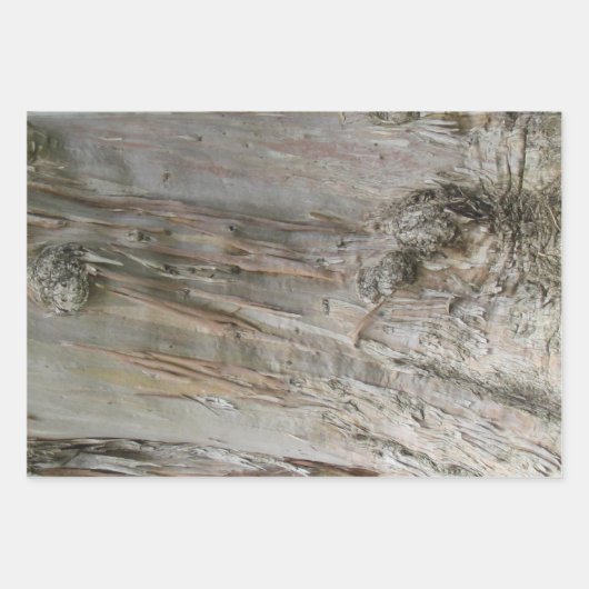 Gift Wrap Set - Drie verschillende Bossen Inpakpapier Vel (Voorkant)