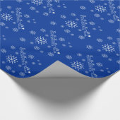 Gift Wrap - Sinterklaas, Slaapsteen, Snowflakes Cadeaupapier (Hoek)