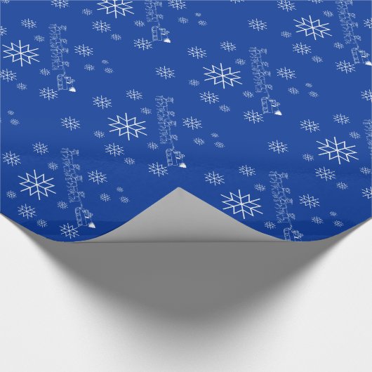 Gift Wrap - Sinterklaas, Slaapsteen, Snowflakes Cadeaupapier (Hoek)