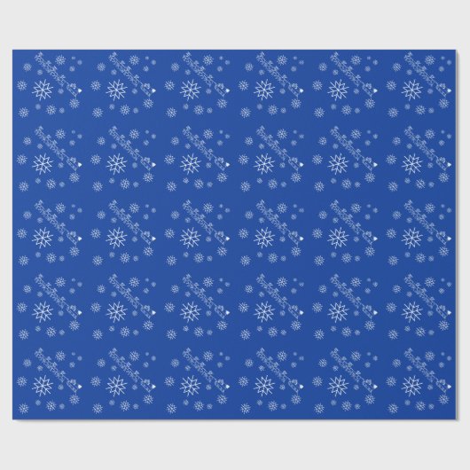 Gift Wrap - Sinterklaas, Slaapsteen, Snowflakes Cadeaupapier (Vlak)