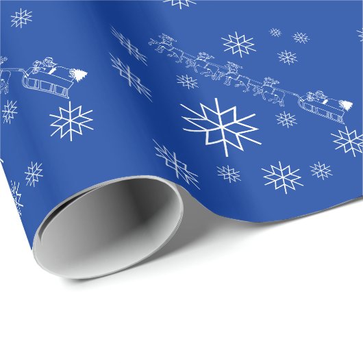 Gift Wrap - Sinterklaas, Slaapsteen, Snowflakes Cadeaupapier (Rol Hoek)