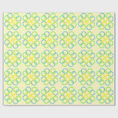 Gift Wrap - snijdende Rings Cadeaupapier (Vlak)