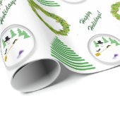 Gift Wrap - Snowglobe, Boom, Wreater, Happy Holida Cadeaupapier (Rol Hoek)