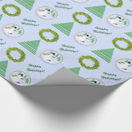 Gift Wrap - Snowglobe, Boom, Wreater, Happy Holida Cadeaupapier