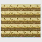 Gift Wrap/Snowman Cadeaupapier (Vlak)