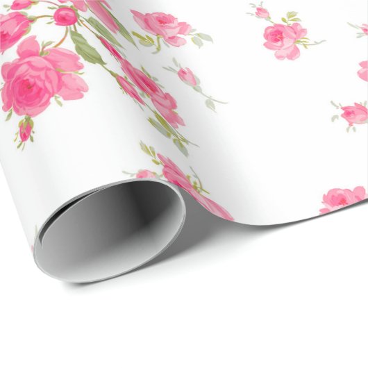 Gift Wrap St Colette June Rozen sorbet Cadeaupapier (Rol Hoek)