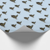 Gift Wrap - Swallowtail Butterflies Cadeaupapier (Hoek)