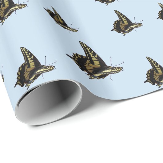 Gift Wrap - Swallowtail Butterflies Cadeaupapier (Rol Hoek)
