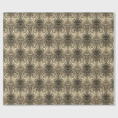 Gift Wrap - Tijgerogen in Sepia Cadeaupapier (Vlak)