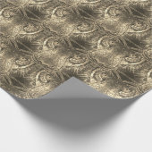 Gift Wrap - Tijgerogen in Sepia Cadeaupapier (Hoek)