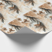 Gift Wrap van de Pony van de Verf Horse - BiHrLe W Cadeaupapier (Hoek)