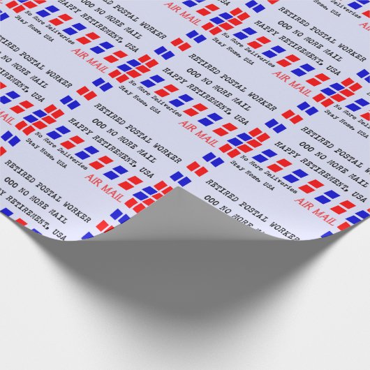 Gift Wrap van de Postarbeider in ruste Cadeaupapier (Hoek)