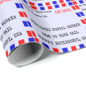 Gift Wrap van de Postarbeider in ruste Cadeaupapier (Rol Hoek)