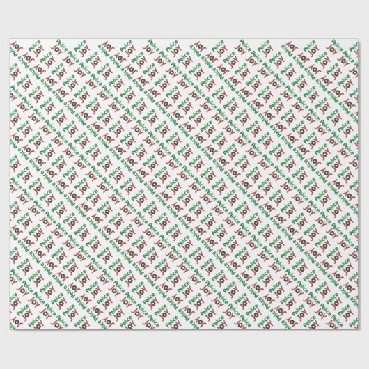 Gift Wrap van de vrede en de Vrede Cadeaupapier (Vlak)