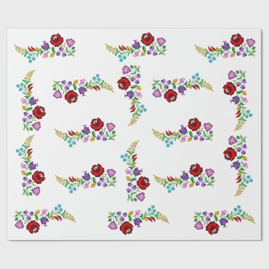 Gift Wrap van het Hongaarse Stroomontwerp Cadeaupapier (Vlak)