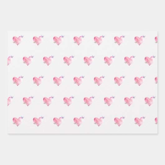 Gift Wrap van para en vlinder Inpakpapier Vel (Voorkant 3)