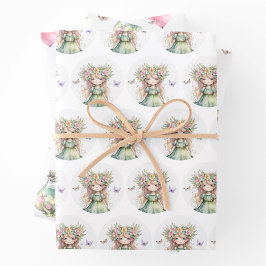 Gift Wrap van para en vlinder Inpakpapier Vel