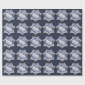 Gift Wrap van politie-badge Cadeaupapier (Vlak)