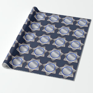 Gift Wrap van politie-badge Cadeaupapier